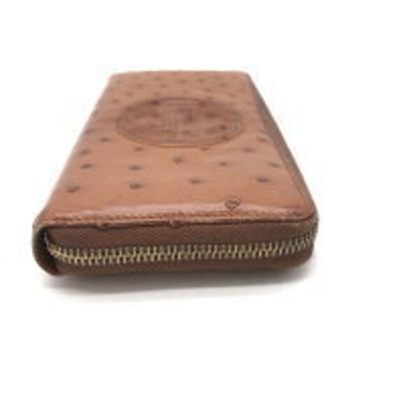 Gucci Interlocking Zippy Wallet Long Ostrich Leather - Picture 3 of 10